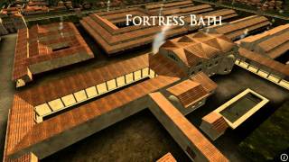 Animation of ancient Roman Fort in Caerleon Wales [upl. by Call808]