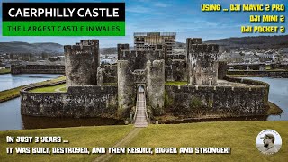 Caerphilly Castle  The Largest in Wales 2nd in Britain [upl. by Nelon631]