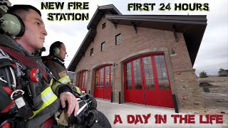 First 24 Hours in a New Fire Station  A Day in the Life [upl. by Aiderfla]