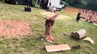 A fabulous range of wooden sculpture at Caerleon festival 2024 [upl. by Nore]