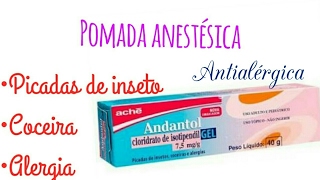 Resenha PomadaAndantol Gel [upl. by Imefulo]