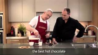 How to make a hot chocolate using an aerolatte milk frother [upl. by Rema]