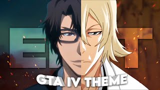 Aizen x Urahara  GTA IV Theme Edit [upl. by Imotih]